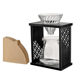 Dripper AYA V60 se vzorem Shippou zblízka
