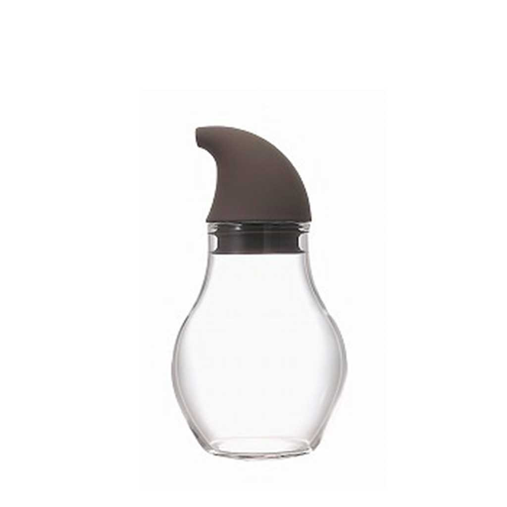 Skleněná lahvička na dochucovadla Hario Nuba Drop o objemu 180 ml, šedá