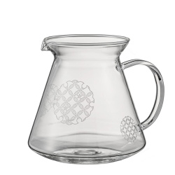 Skleněná konvice Hario AYA Glass Server 02 Shippou na kávu, 600 ml, celkový pohled Skleněná konvice Hario AYA Glass Server 02 Shippou na kávu, 600 ml, celkový pohled
