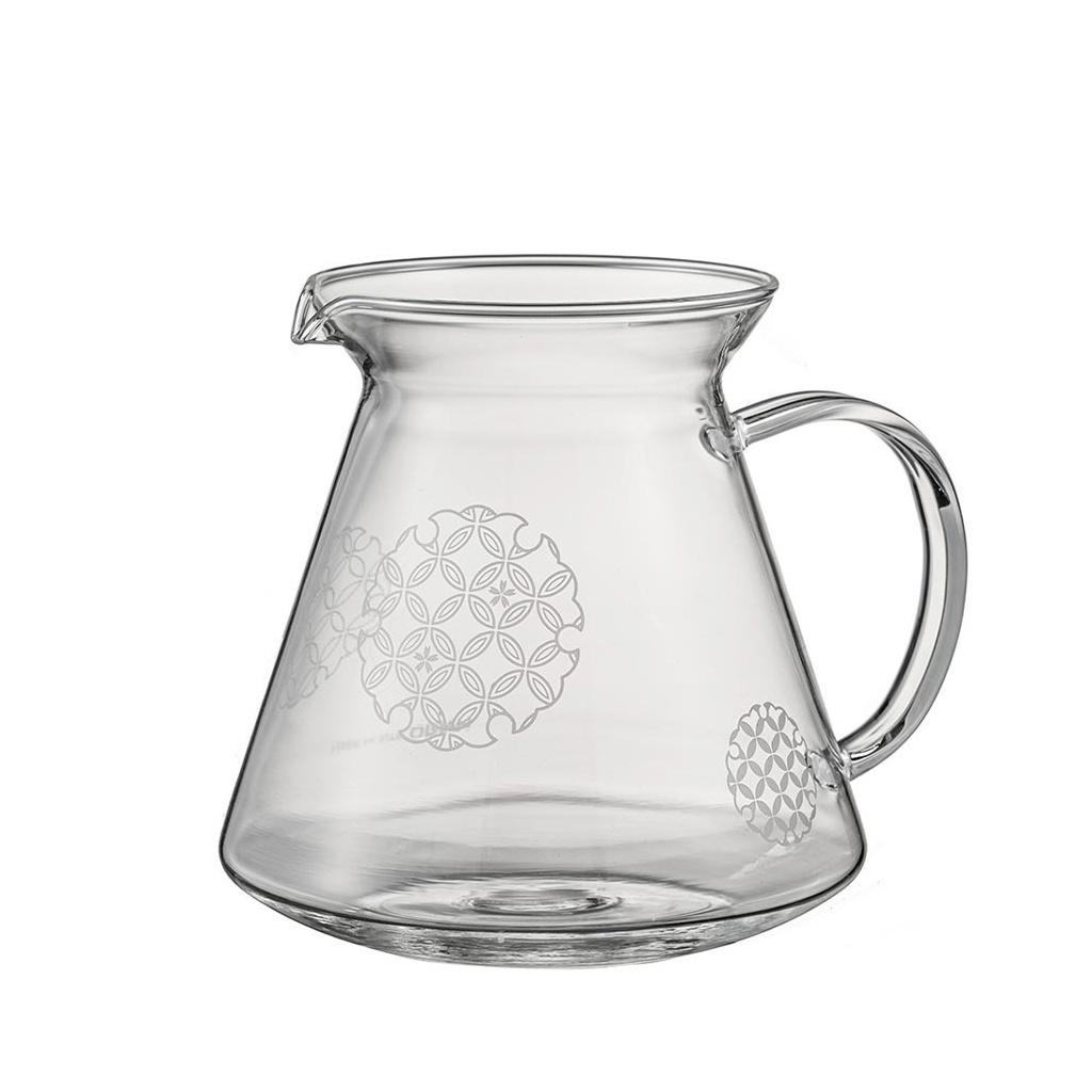 Skleněná konvice Hario AYA Glass Server 02 Shippou na kávu, 600 ml, celkový pohled Skleněná konvice Hario AYA Glass Server 02 Shippou na kávu, 600 ml, celkový pohled