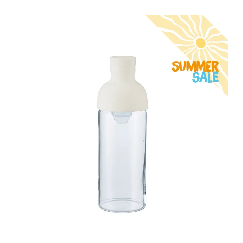 Láhev na studený čaj Hario Filter in Bottle se sítkem v hrdle, celkový pohled
