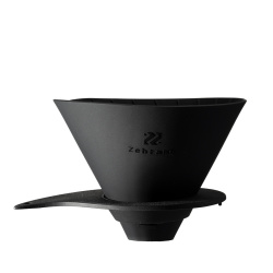 Skládací silikonový dripper Hario Zebrang V60 Flat 02, celkový pohled Skládací silikonový dripper Hario Zebrang V60 Flat 02, celkový pohled