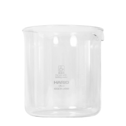 Náhradní sklo pro french pressy Hario CPU-2 a THSV-2, pohled zepředu