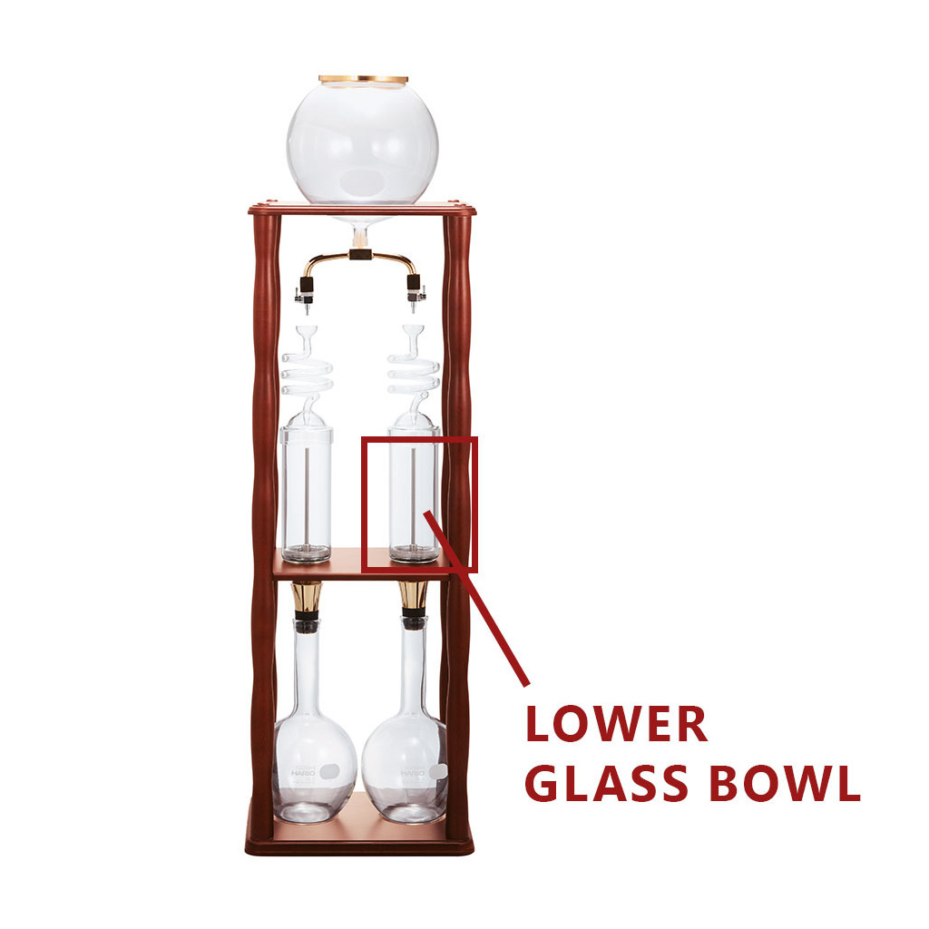 Náhradní spodní skleněná miska BK-WDW-20 pro Hario Water Dripper Wood