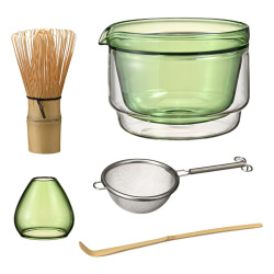 Sada Hario Matcha Collection na přípravu matchy, celkový pohled