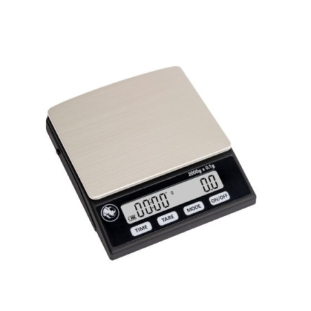 Váha na espresso Rhinowares Stealth, 2000 g, dílek 0,1 g, celkový pohled