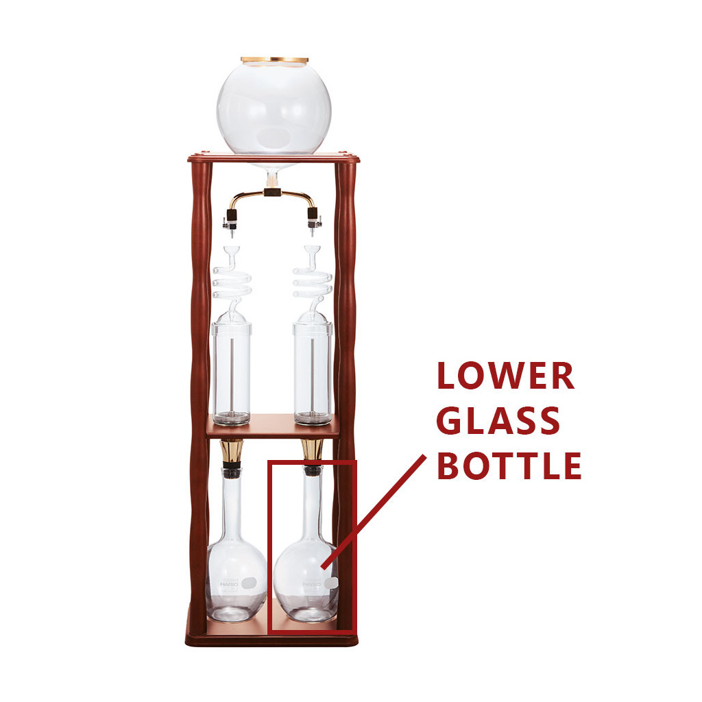Náhradní spodní láhev LB-WDW-20 pro Hario Water Dripper Wood Náhradní spodní láhev LB-WDW-20 pro Hario Water Dripper Wood