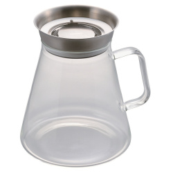 Konvička na čaj Hario Tea Server Simply z varného skla, celkový pohled