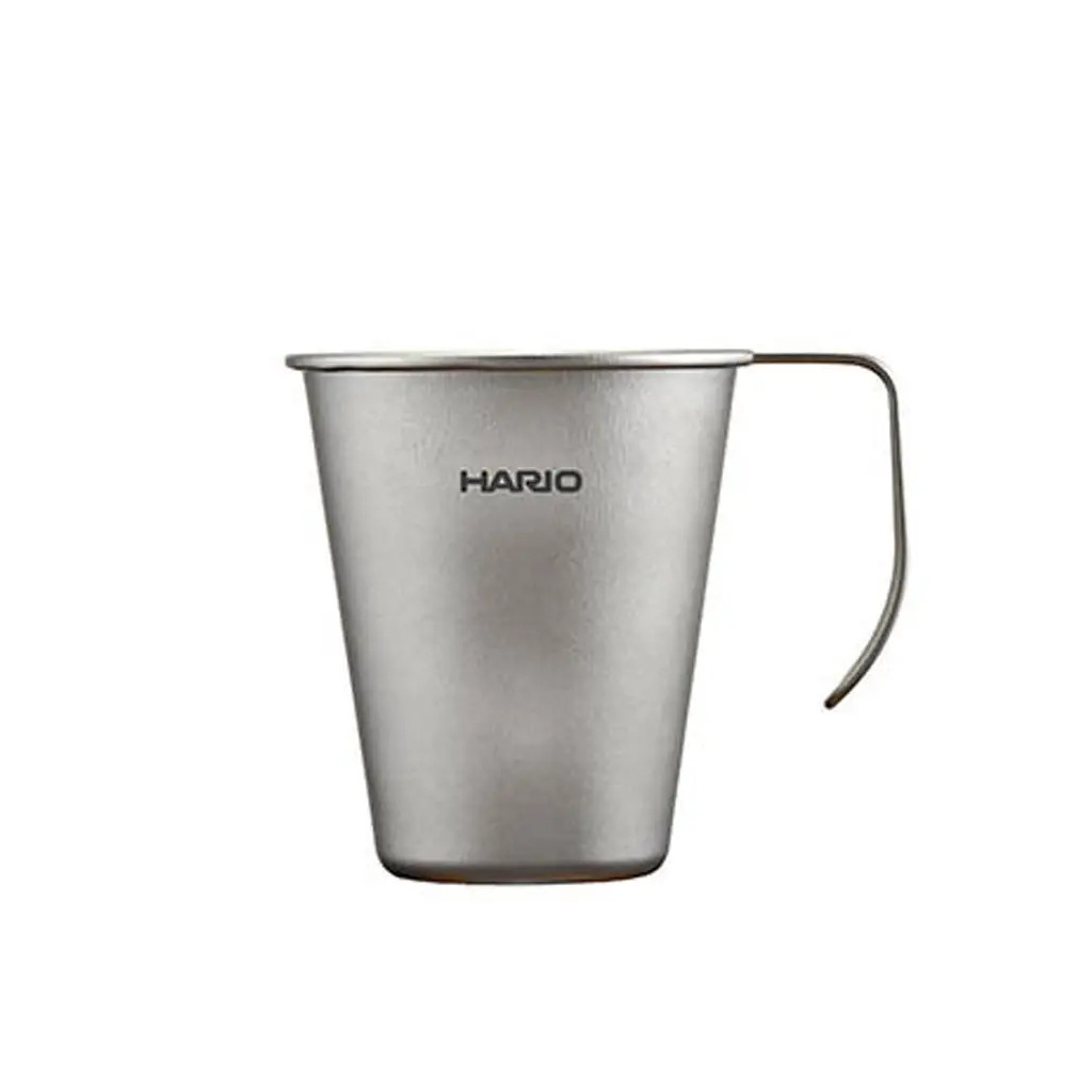 Titanový hrnek Hario s jednoduchou stěnou o objemu 350 ml, celkový pohled Titanový hrnek Hario s jednoduchou stěnou o objemu 350 ml, celkový pohled