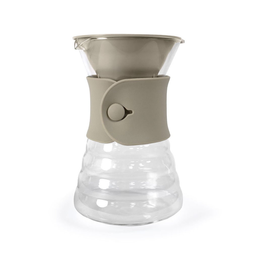 Karafa Hario V60 Drip Decanter 700 ml v pískovém odstínu, celkový pohled Karafa Hario V60 Drip Decanter 700 ml v pískovém odstínu, celkový pohled