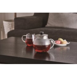 Konvice Jumping Leaf Pot z boku, vidět ouško