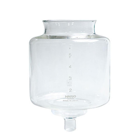 Horní skleněná baňka Hario BU-WDC-6 pro kapací věž Water Dripper, celkový pohled