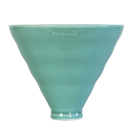 Keramický dripper Hario V60 Switch & Match 02 v odstínu Turquoise, celkový pohled