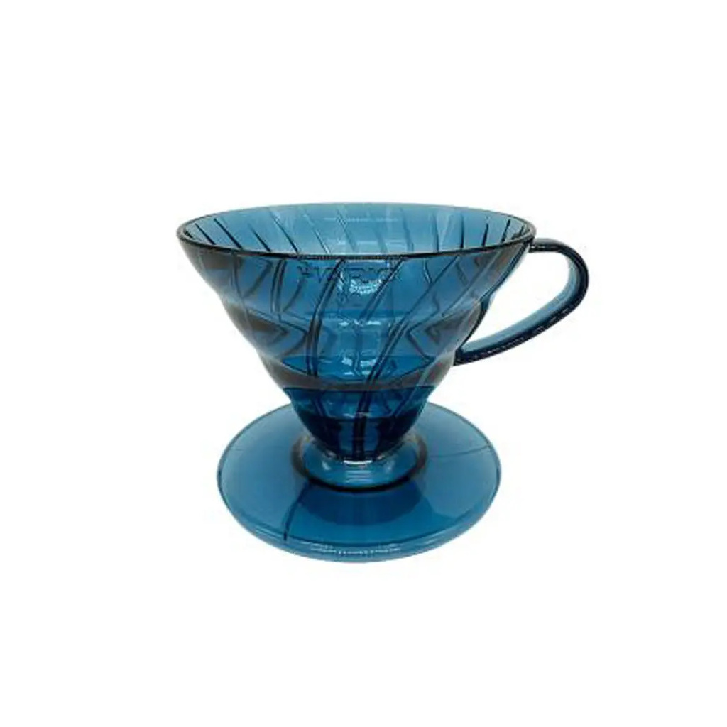 Výroční dripper Hario V60 02 k 20. výročí v odstínu Aizome Blue
