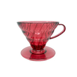 Výroční dripper Hario V60 02 k 20. výročí v odstínu Momiji Red