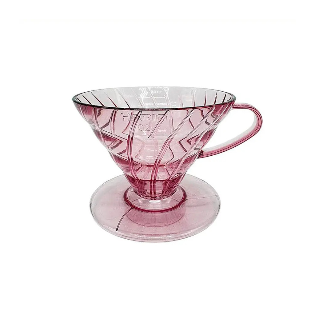 Výroční dripper Hario V60 02 k 20. výročí v odstínu Sakura Pink