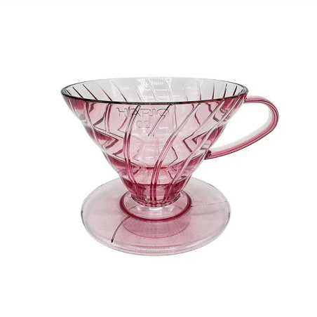 Výroční dripper Hario V60 02 k 20. výročí v odstínu Sakura Pink