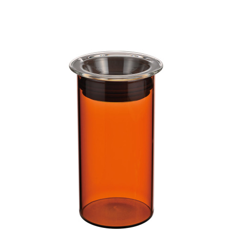 Skleněná dóza na kávu Hario COLORS o objemu 400 ml, celkový pohled