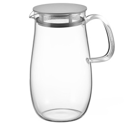 Tmavě šedá konvice na čaj Hario Mugi-chan o objemu 1000 ml, celkový pohled Tmavě šedá konvice na čaj Hario Mugi-chan o objemu 1000 ml, celkový pohled