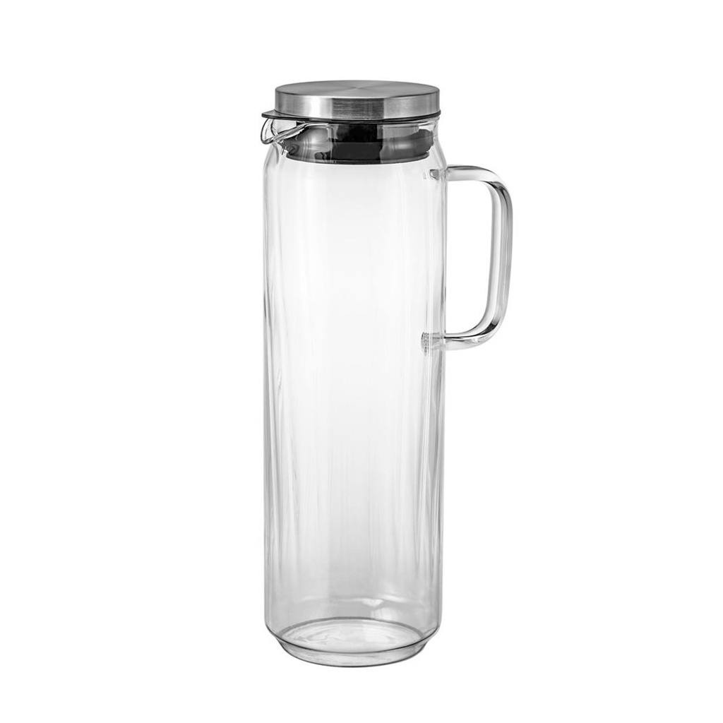 Skleněný džbán Hario Water Jug Long Can o objemu 1300 ml, celkový pohled Skleněný džbán Hario Water Jug Long Can o objemu 1300 ml, celkový pohled