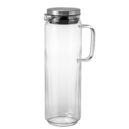 Skleněný džbán Hario Water Jug Long Can o objemu 1300 ml, celkový pohled