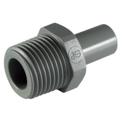 Hrdlo John Guest se závitem 3/8" na obou stranách Hrdlo John Guest se závitem 3/8" na obou stranách