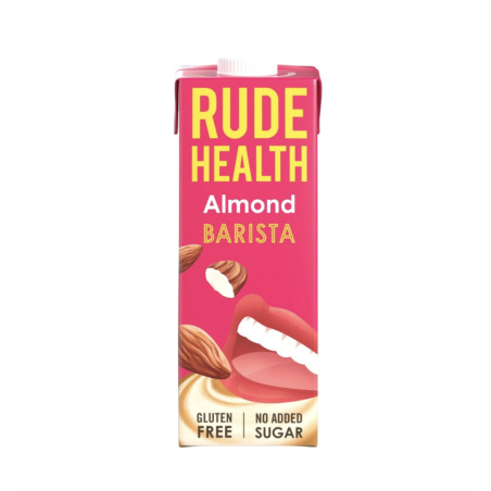 Mandlový rostlinný nápoj Rude Health Barista o objemu 1 litr