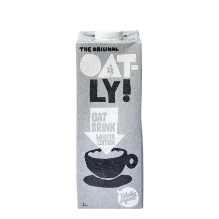 Ovesný nápoj do kávy Oatly Barista, krabice 1 l