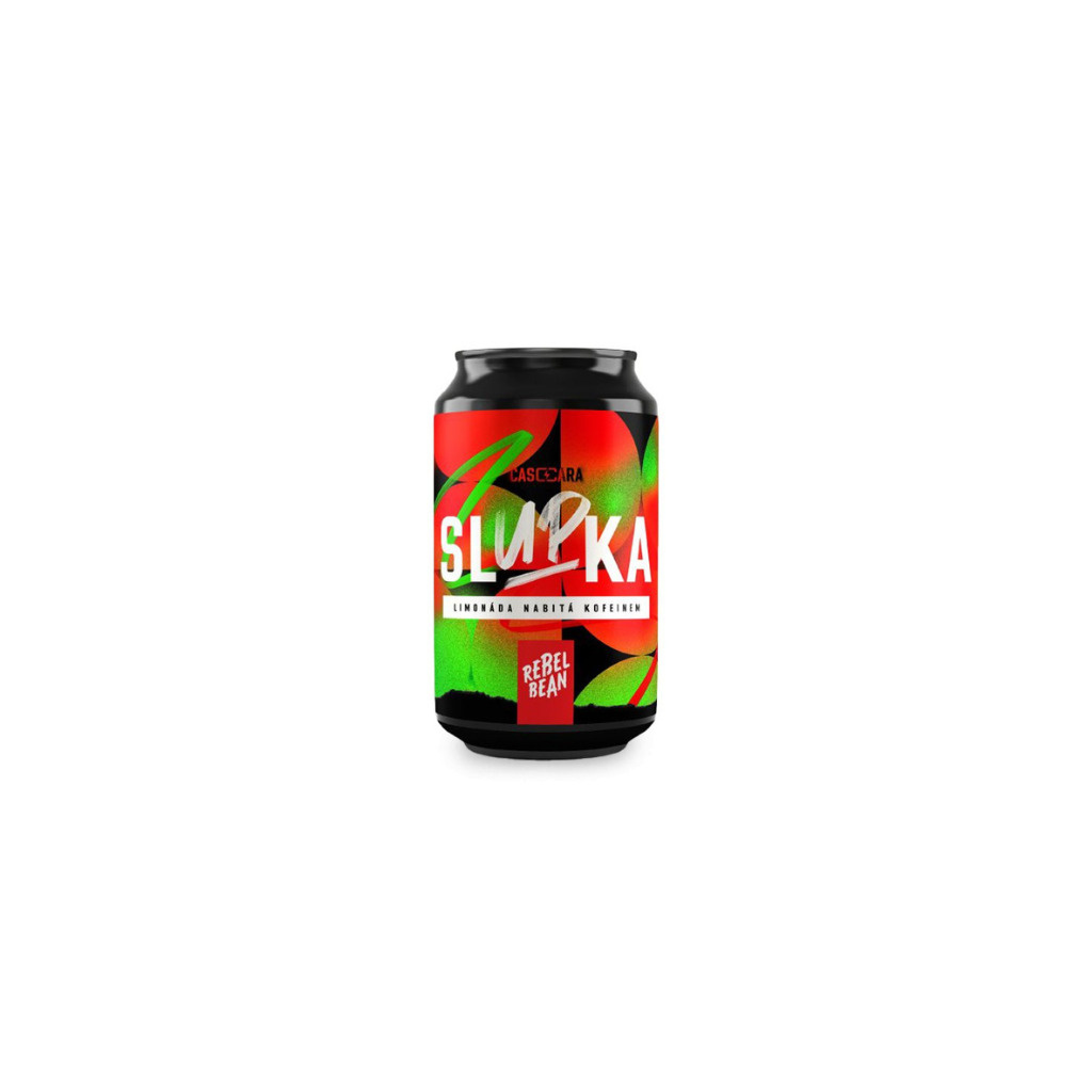 Limonáda z cascary Rebelbean Slupka v plechovce 330 ml
