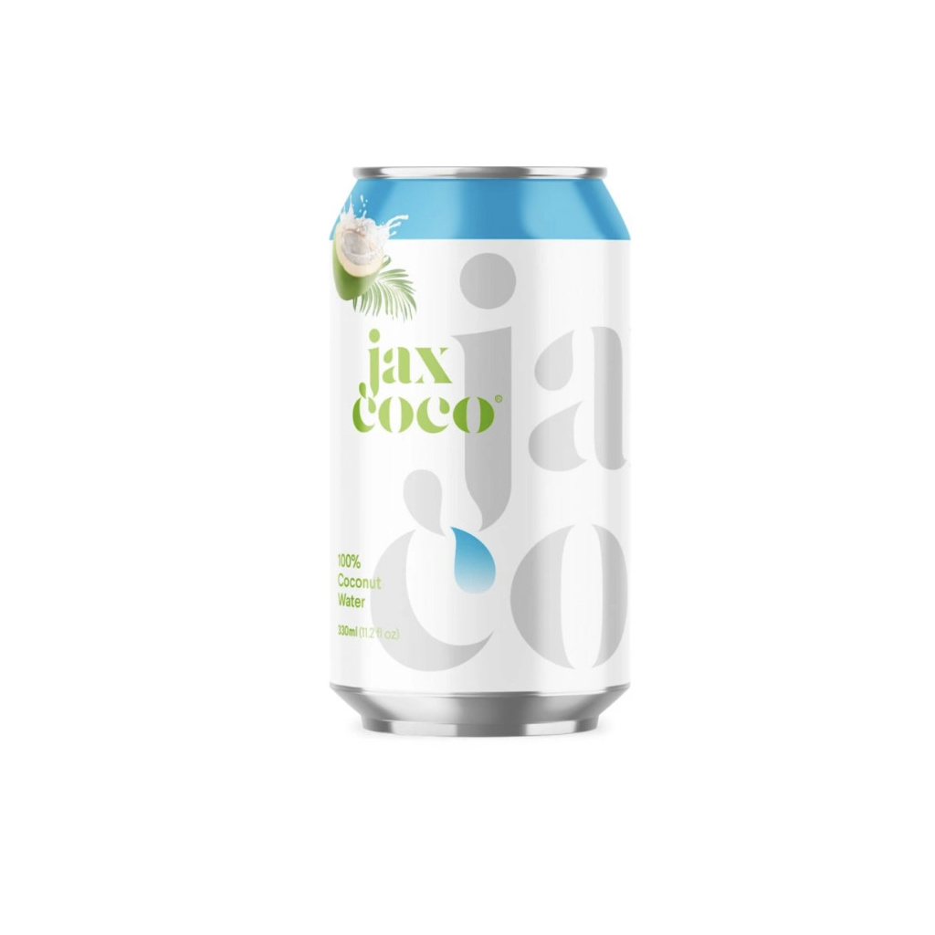 Kokosová voda Jax Coco, 100% složení, objem 330 ml