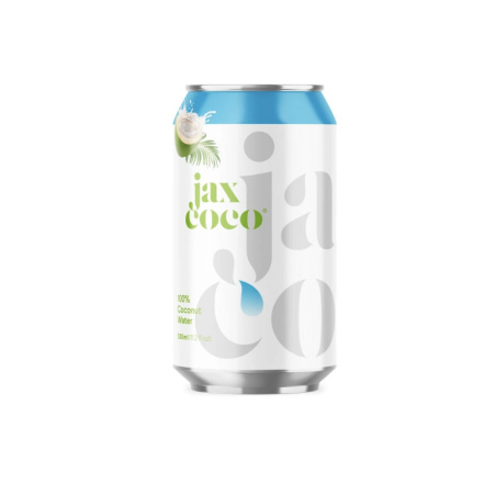 Kokosová voda Jax Coco, 100% složení, objem 330 ml