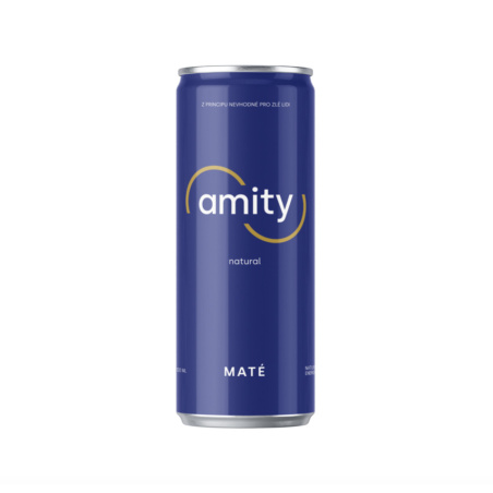 Přírodní nápoj Amity Maté v plechovce 330 ml