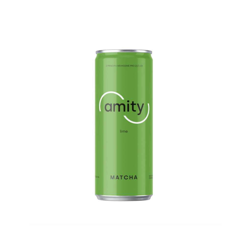 Amity Maté s limetkou, osvěžující nápoj v 330ml plechovce