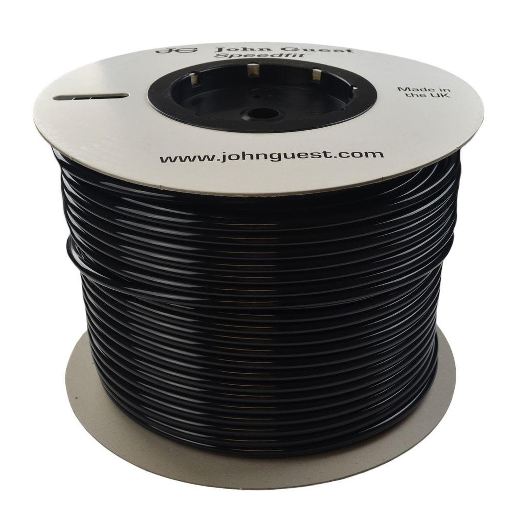 Hadice John Guest 3/8" pro rozvody vody, pohled na svinutou hadici