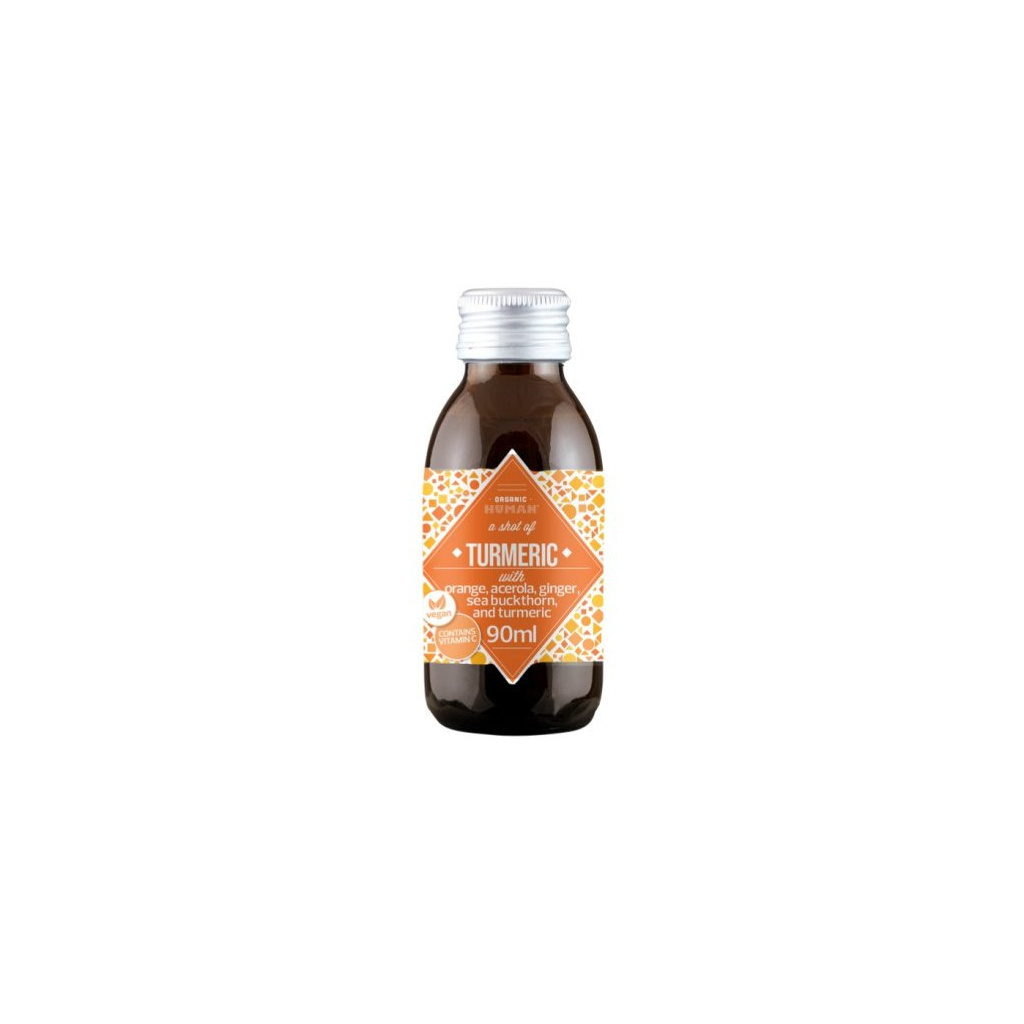 BIO kurkumový shot Organic Human, objem 90 ml