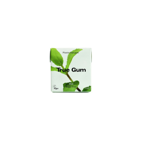 Balení žvýkaček True Gum s mátovou příchutí