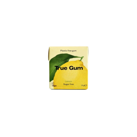 Citronové žvýkačky True Gum, pohled na balení