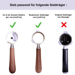 Detail děrování dvojitého sítka JoeFrex pro lepší představu o tvaru Detail děrování dvojitého sítka JoeFrex pro lepší představu o tvaru