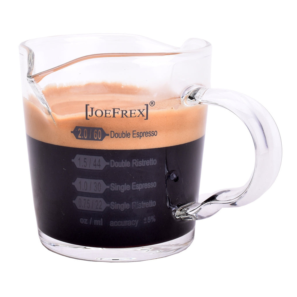 Odměrka JoeFrex na espresso s dvojitým výlevkem, 70 ml Odměrka JoeFrex na espresso s dvojitým výlevkem, 70 ml