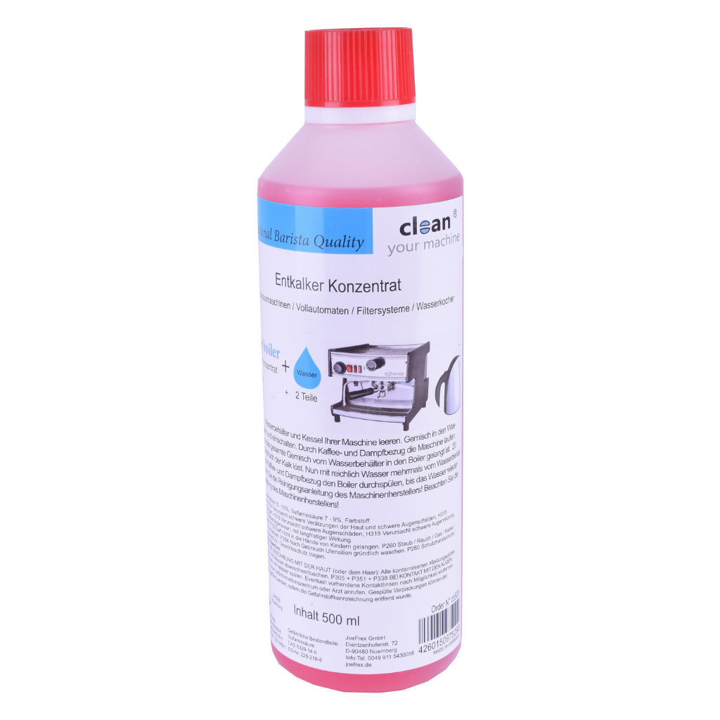 Tekutý odvápňovač JoeFrex Clean Boiler, lahev 500 ml