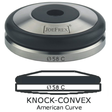 Konvexní základna tamperu JoeFrex Knock Convex, 53 mm, celkově