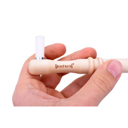 Štětiny dřevěného kartáčku JoeFrex Basic zblízka