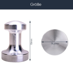 Rukojeť tamperu JoeFrex pro De'Longhi Dedica v detailu