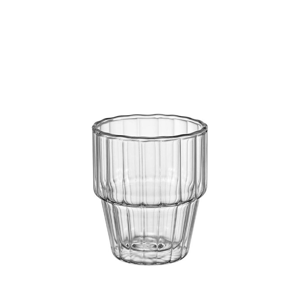 Dvoustěnná stohovatelná sklenice Hario o objemu 300 ml, celkově Dvoustěnná stohovatelná sklenice Hario o objemu 300 ml, celkově