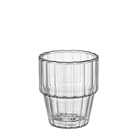 Dvoustěnná stohovatelná sklenice Hario o objemu 300 ml, celkově