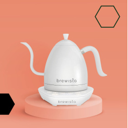 Hubička konvice Brewista Artisan 1,0 l v detailu Hubička konvice Brewista Artisan 1,0 l v detailu