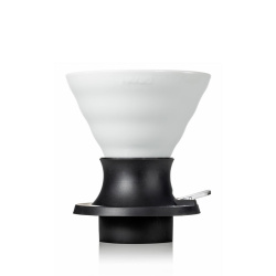 Keramický dripper Hario Switch 02 v bílém provedení, celkový pohled