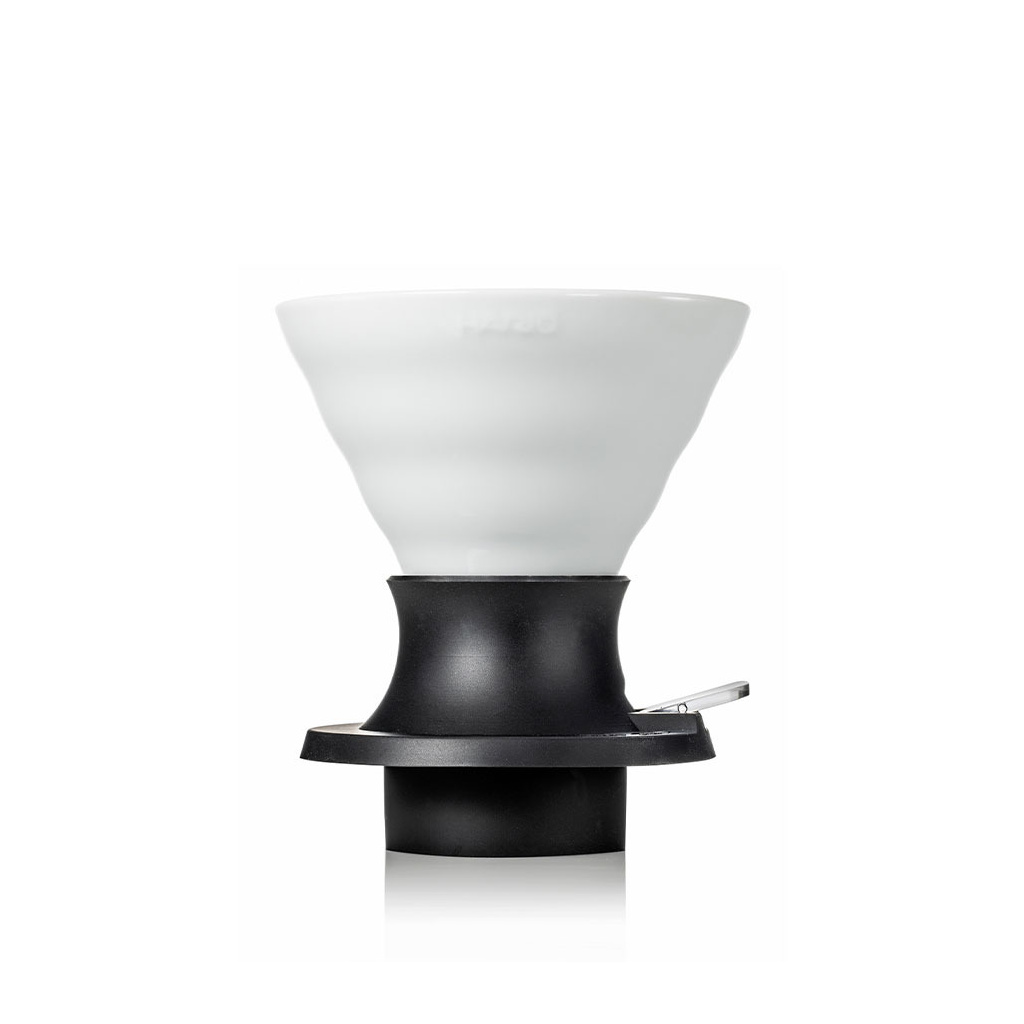 Keramický dripper Hario Switch 02 v bílém provedení, celkový pohled