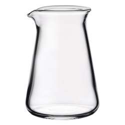 Skleněná kónická mlékovka Hario Conical Pitcher o objemu 50 ml, celkově