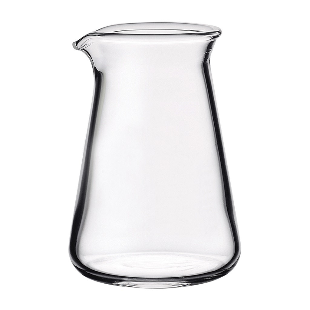 Skleněná kónická mlékovka Hario Conical Pitcher o objemu 50 ml, celkově